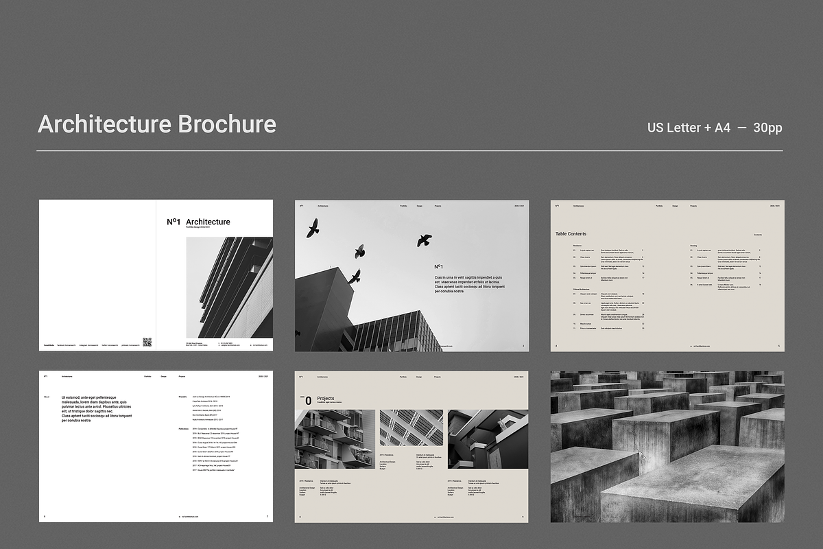 Architecture Brochure, a Brochure Template by silukEight (Photo 12 of 13)