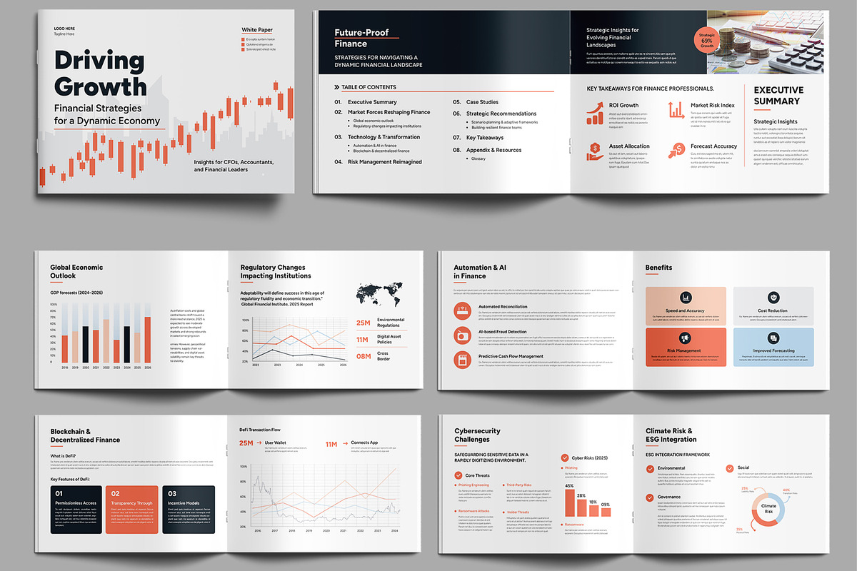 White Paper for Finance Professional, a Brochure Template by MightyDesign (Photo 1 of 6)