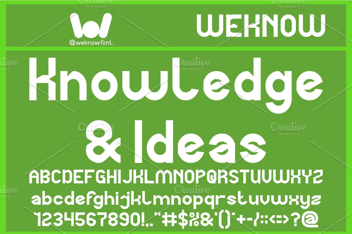 Exchange Value font, a Sans Serif Font by weknow (Photo 2 of 8)
