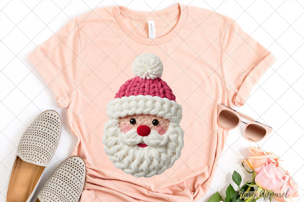 Crochet Faux Yarn Christmas Santa, an Illustration by SinaCreation (Photo 2 of 7)