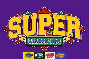 Superhero Comic Badge Text Effect, a Layer Style Add-On by Matsero