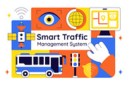 10 Smart Traffic Management System, a Technology Illustration by denayunebgt (Thumbnail 4 of 4)