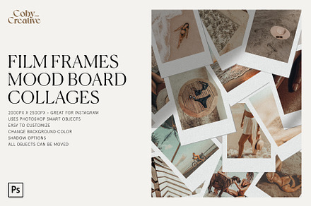 Film Frames Collage Mood Boards