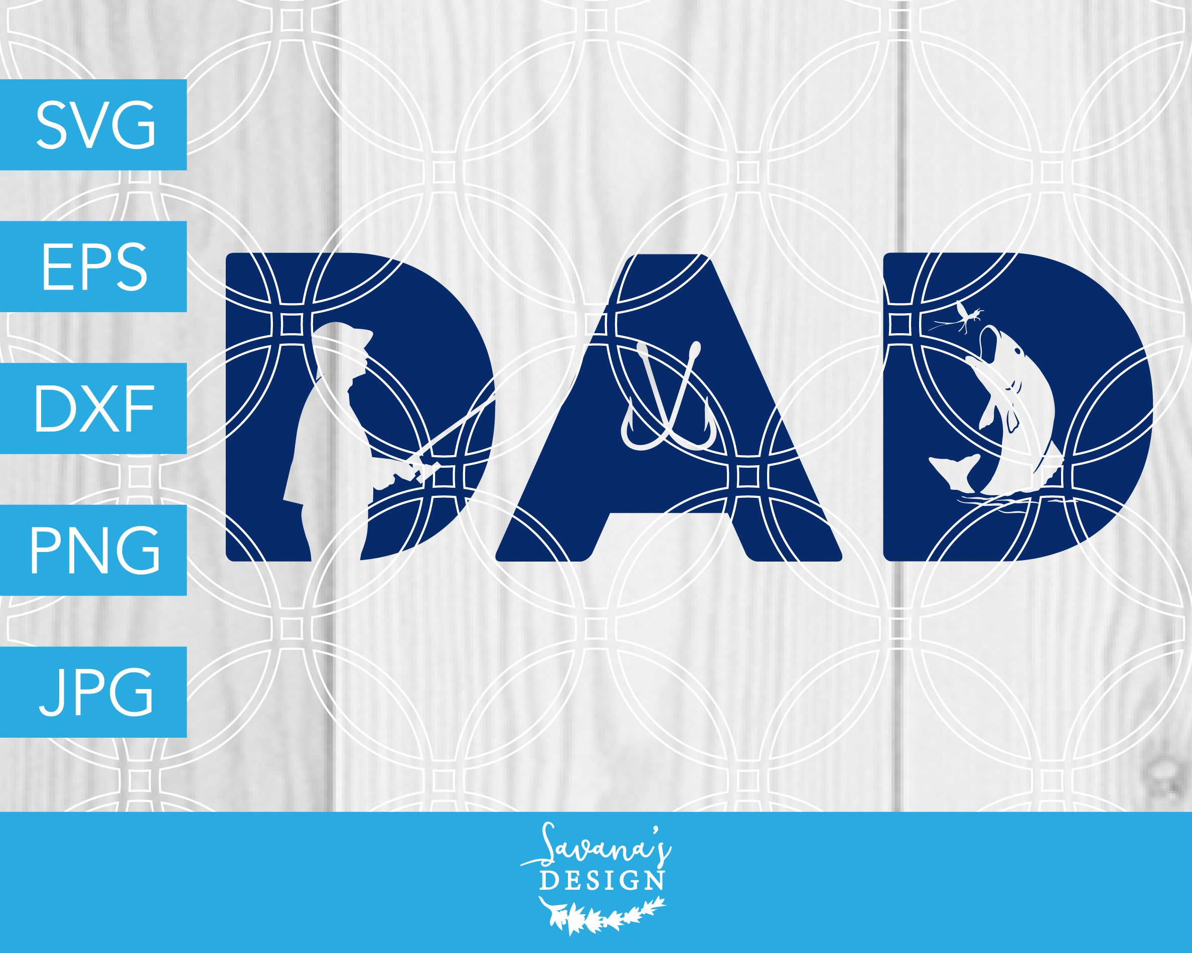 Dad Fishing SVG Dad SVG Fishing SVG, an Illustration by SavanasDesign