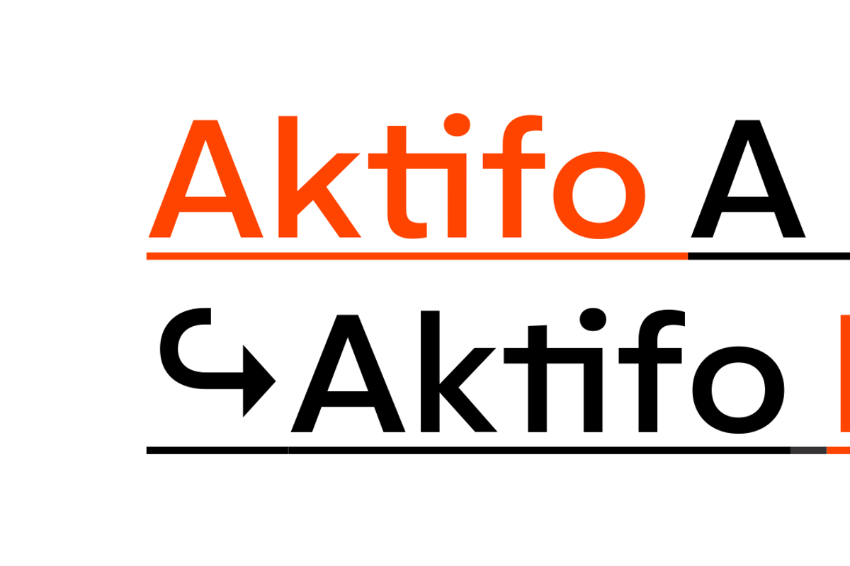Aktifo, a Sans Serif Font by Degarism Studio (Photo 5 of 15)