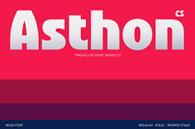 CS Asthon – Bold Font