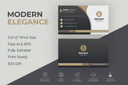 Elegant Business Card Template
