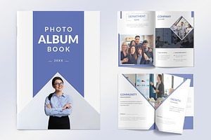 Corporate Yearbook Photo Album, a Brochure Template by graphypix