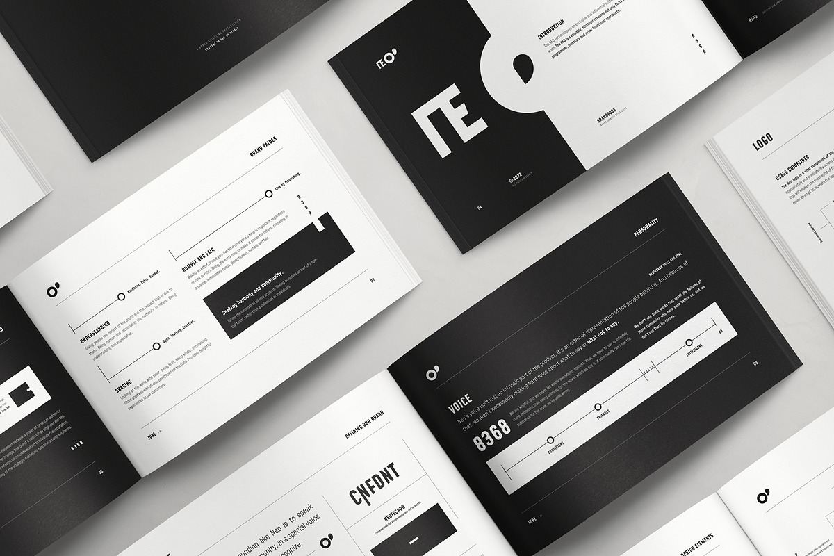 NEO | Brand Guidelines, a Brochure Template by Studio Bons (Photo 7 of 35)