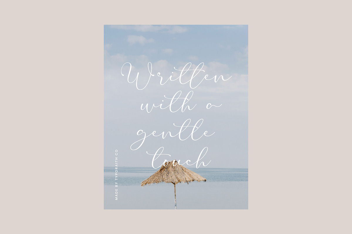 Raissa | Elegant Script Font, a Handwritten Font by Typoraith Co (Photo 10 of 12)