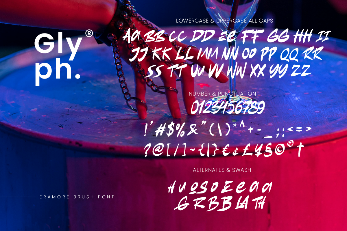 Eramore Street Brush Font, a Handwritten Font by Ronny Studio (Photo 8 of 9)