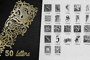 28 IN 1 VINTAGE LETTERS COLLECTION, a Symbol Font by Graphic Spirit (Thumbnail 21 of 31)