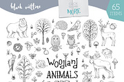 Woodland Animals Pack, an Animal Illustration by MaljukArt (Thumbnail 5 of 15)