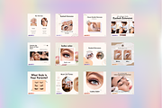 Lash Technician Instagram Posts, a Social Media Template by Adored Templates (Thumbnail 7 of 10)