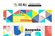 Summer Memphis Patterns + Templates, a Pattern Graphic by Anugraha Design (Thumbnail 8 of 9)