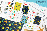 Sea world fish vector clipart, an Animal Illustration by Brandianna (Thumbnail 6 of 8)