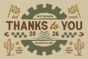 Palmera Island Typeface, a Sans Serif Font by alit design (Thumbnail 17 of 17)