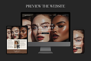 Canva Website for Estheticians, an App Template by Meraki Templates (Thumbnail 6 of 8)