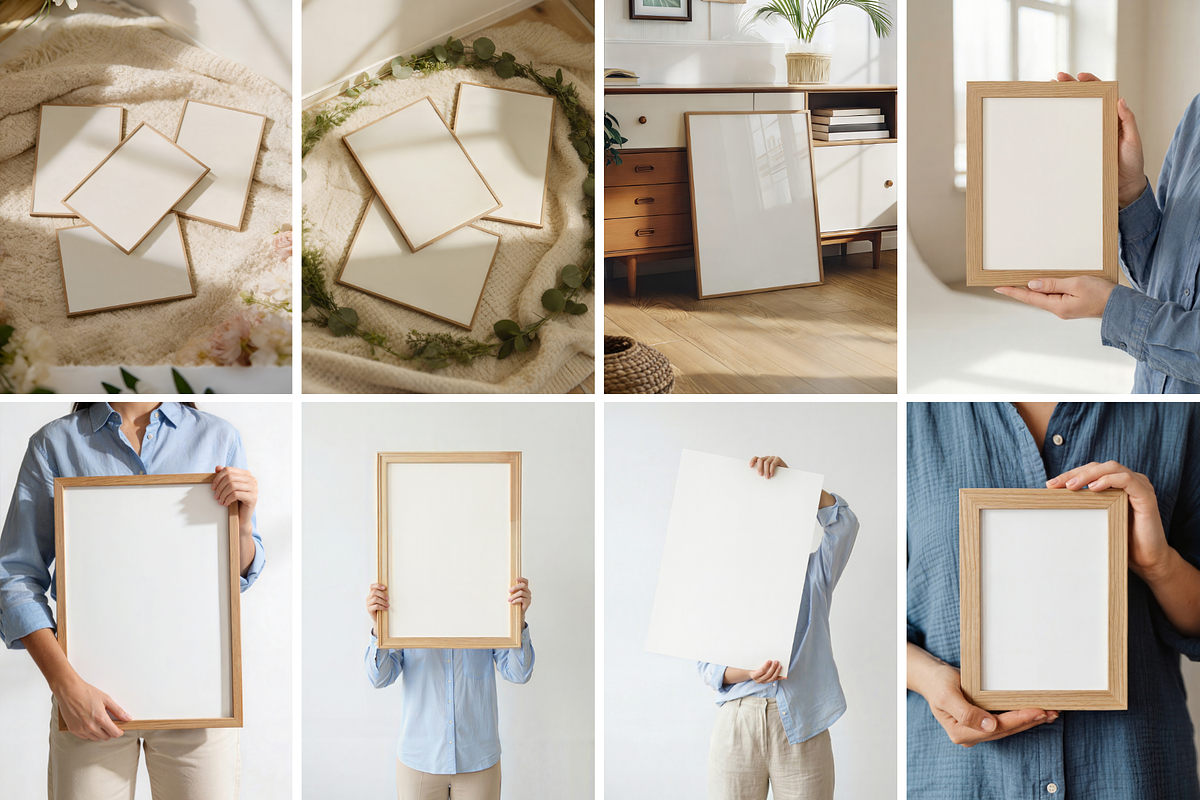 Ultimate Frame Mockup Collection, an Advertising Mockup by TatiMockup (Photo 2 of 7)