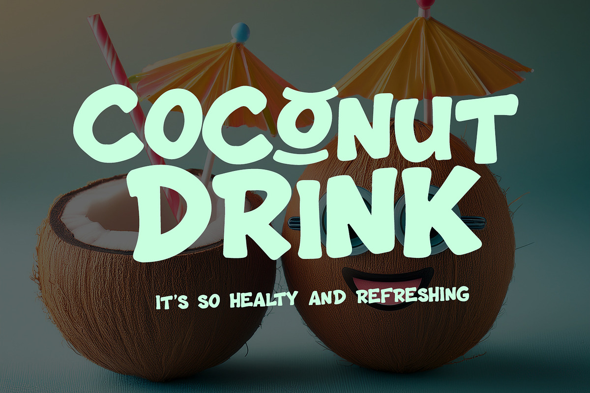 Thont Terus Playful Display Font, a Handwritten Font by Maulana Creative (Photo 2 of 6)
