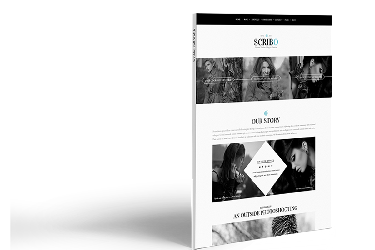 Scribbo Wordpress Blog Theme, a WordPress Template by PremiumCoding (Photo 2 of 5)