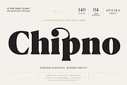 Chipno, a Serif Font by Attract Studio (Thumbnail 1 of 16)