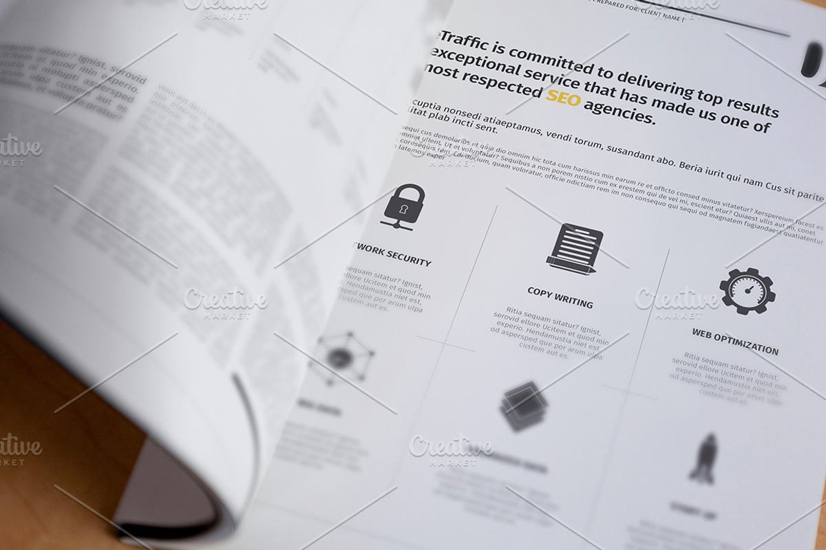 50 Page Full Proposal A4 / US Letter, a Stationery Template by Mastergfx (Photo 29 of 38)