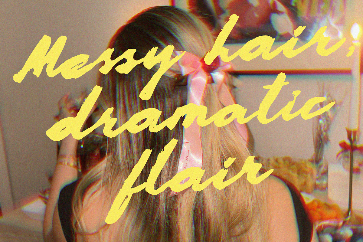 Girly Mayhem Messy Bold Script Font, a Script Font by AnMark (Photo 3 of 12)