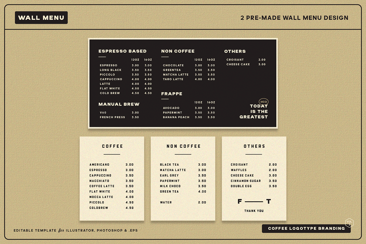 Logotype Coffee Branding, a Branding & Logo Template by Refolve Design (Photo 26 of 27)