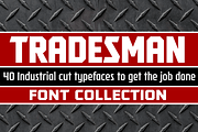 Tradesman Collection, a Sans Serif Font by GRYPE (Thumbnail 1 of 6)