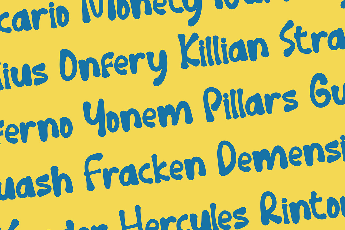 Playmore - Decorative Display Font, a Handwritten Font by StringLabs (Photo 2 of 8)