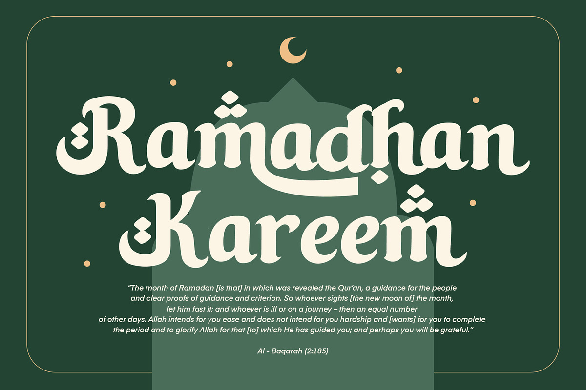 Syukr – Elegant Islamic Display Font, a Serif Font by delipensil (Photo 3 of 9)