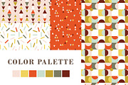 MID-CENTURY pattern collection, a Pattern Graphic by Lena Nikolaeva (Thumbnail 3 of 6)