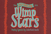 Wimp Stars - Display Typeface, a Font by Letterhend Studio (Thumbnail 1 of 9)