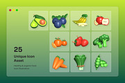 Healthy & Organic Food 3D Icon Pack, a Food Illustration by twinstd (Thumbnail 5 of 6)