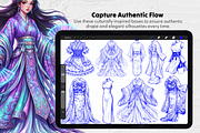 250 Dress Procreate Stamp Brushes, a Brush Add-On by Selentaori Studio (Thumbnail 7 of 12)