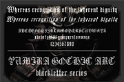 Yumirai Gothic Art, a Blackletter Font by cromatixclassroom (Thumbnail 3 of 5)