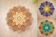 10 - 3D Flower Mandalas Collection, an Object Graphic by Arshad Ali (Thumbnail 15 of 18)