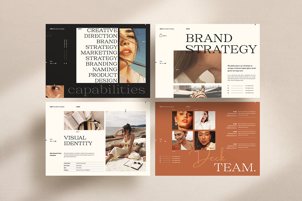 NEO | Pitch Deck Template, a Brochure Template by ArtisanaAura (Photo 8 of 14)