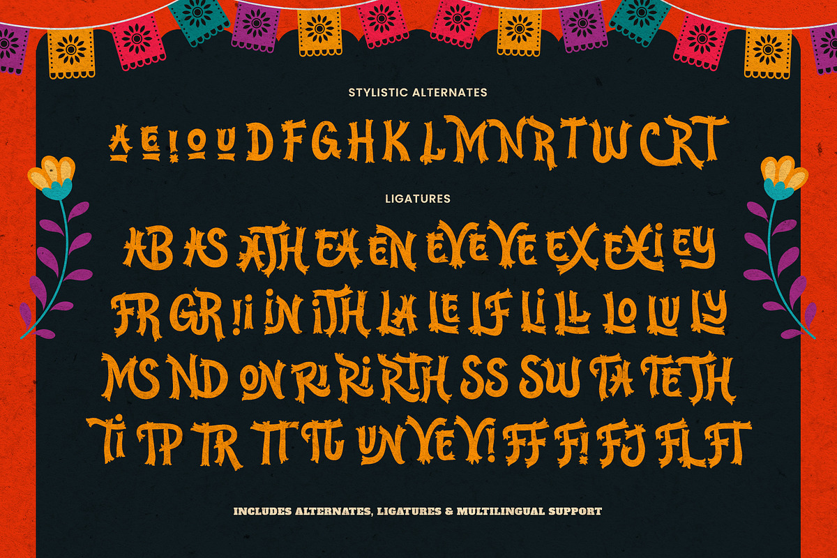 Catrina Brincona - Muertos Font, a Serif Font by Inviline.co (Photo 9 of 15)