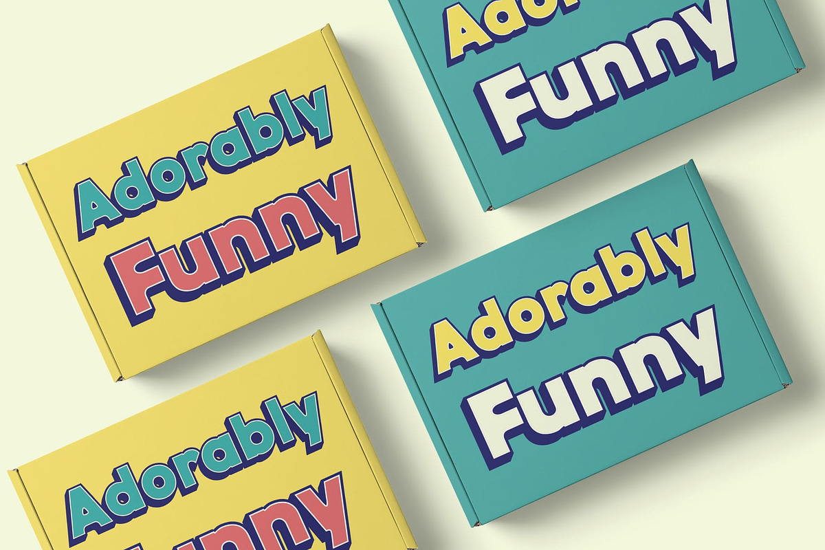 Derian 3D, a Sans Serif Font by Craft Supply Co. (Photo 7 of 8)