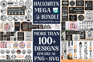 Farmhouse Halloween Mega Bundle, an Object Graphic by GraphicPicker
