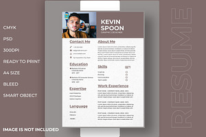 Professional resume Template, a Resume Template by kamalrawat_gd