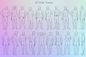 Procreate Bundle Body Poses