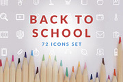 Back to School Icons set, an Icon by helgascandinavus (Thumbnail 1 of 5)