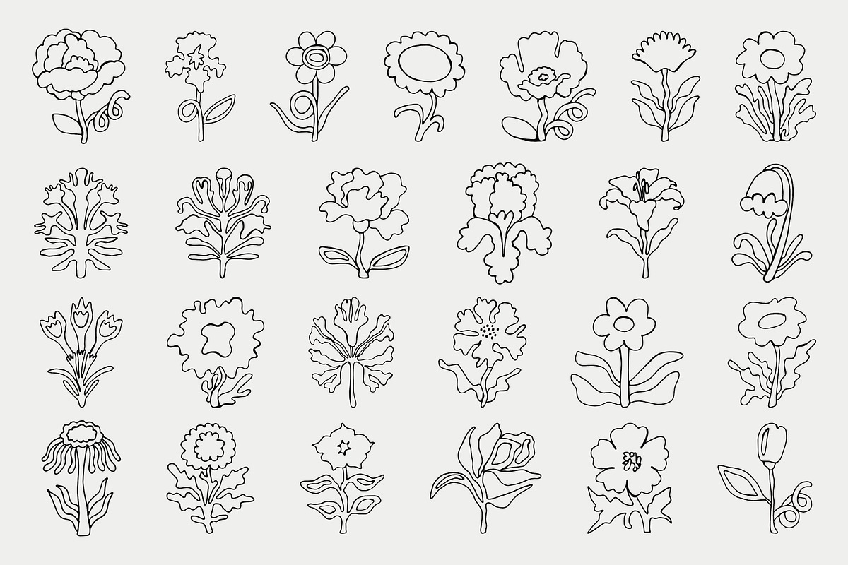 Floral Series Bundle: All 5 in 1, an Object Illustration by Veyla (Photo 22 of 46)