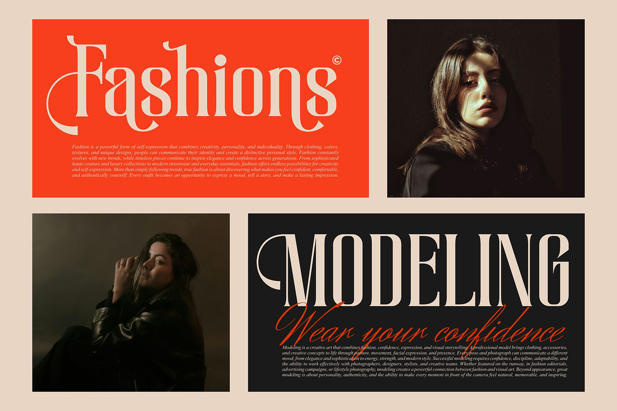 Riledaz || Condensed Serif Font, a Serif Font by Ermedia Studio (Photo 3 of 10)