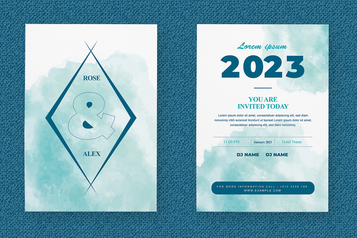 Invitation Card Design Template