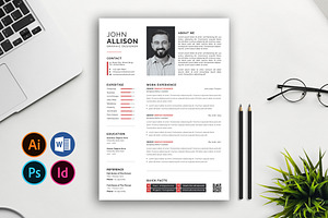 Clean Resume CV, a Resume Template by Abdul Studio