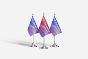 Desk Flag Mockup, a Product Mockup by Indah (Thumbnail 5 of 6)